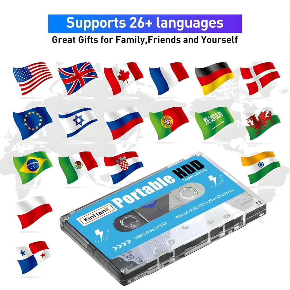 Super Console 500G: 100,000 Juegos + 70 Emuladores Plug & Play